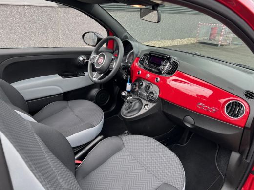 Fiat 500C 1.0 Hybrid Cabrio Rosso /45.000 km/Airco/USB/€39 per mnd/1e eig. ActivLease financial lease