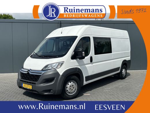 Citroën Jumper 35 2.2 150 PK ZWAAR / L3H2 MAXI / 7 PERS DUBBELE CABINE / 1e EIG. / AIRCO / CAMERA / BLUETOOTH / ... Citroën Jumper 35 2.2 150 PK ZWAAR / L3H2 MAXI / 7 PERS DUBBELE CABINE / 1e EIG. / AIRCO / CAMERA / BLUETOOTH / ...