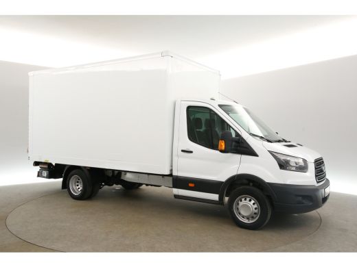 Ford Transit 350 2.0 TDCI Dubbellucht Bakwagen Laadklep Laadbak Airco 3 Persoons Elektrpakket ActivLease financial lease