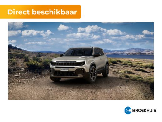 Jeep Avenger Summit 54 kWh | 18" Diamond Cut lichtmetalen velgen | Apple Carplay/Android Auto | Automatische d... Jeep Avenger Summit 54 kWh | 18" Diamond Cut lichtmetalen velgen | Apple Carplay/Android Auto | Automatische d...