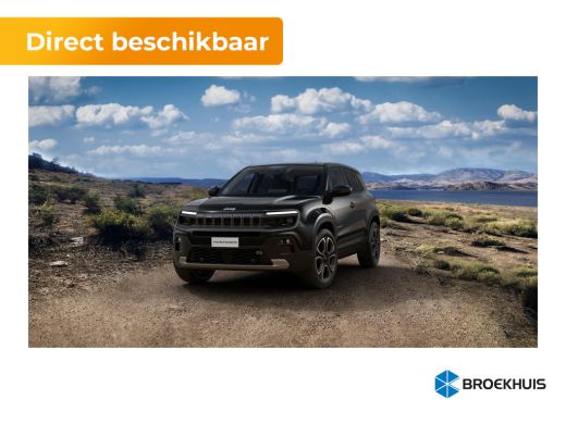 Jeep Avenger Summit | Elektrisch bedienbaar panoramisch schuif-/kanteldak | Infotainment Pack | Kit Fix & Go Jeep Avenger Summit | Elektrisch bedienbaar panoramisch schuif-/kanteldak | Infotainment Pack | Kit Fix & Go