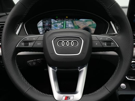 Audi Q5 50 TFSI e 299 pk S edition Panodak, B&O, Luchtvering, Camera, Stoelverwarming 115 ActivLease financial lease