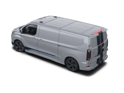 Ford Transit Custom 320 2.5 PHEV L2H1 Sport | 1-fase laadkabel mode 3 16A, 10 meter (PHEV) | 19 inch lichtmetalen vel... ActivLease financial lease