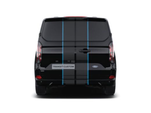 Ford Transit Custom 320 2.5 PHEV L2H1 Sport | 1-fase laadkabel mode 3 16A, 10 meter (PHEV) | 19 inch lichtmetalen vel... ActivLease financial lease