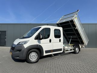 Citroën Jumper 2.2 HDI 150 PK ZWAAR / 3 ZIJDIGE KIPPER / 49.400 KM / L4 MAXI / 1e EIG. / 7 PERSOONS DUBBEL CABIN...