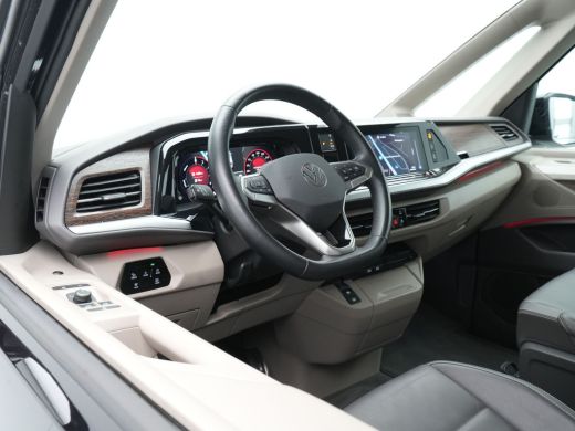 Volkswagen Multivan 1.4 eHybrid 218pk L2H1 Style Leder Standkachel El. Schuifdeuren Side Assist Camera Carplay ActivLease financial lease