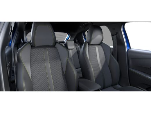 Peugeot 208 GT | Armsteunen op de voorportieren bekleed met kunstleder met groen sierstiksel (GT-Line) | Clim... ActivLease financial lease
