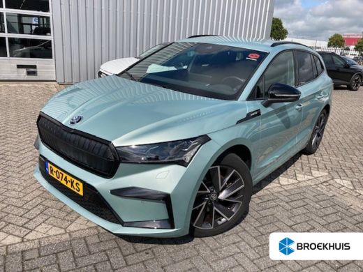 Skoda Enyaq iV 60 Sportline 180pk | Keyless | Matrix koplampen | Navigatie | App connect | Dodehoekdetectie | St... Skoda Enyaq iV 60 Sportline 180pk | Keyless | Matrix koplampen | Navigatie | App connect | Dodehoekdetectie | St...