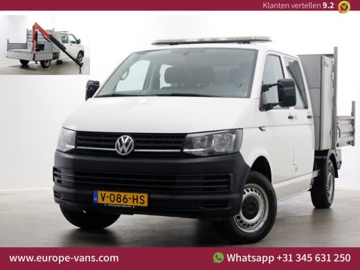 Volkswagen Transporter T6 2.0 TDI 150pk Lang D.C. Open laadbak met Palfinger laadkraan 08-2017 Volkswagen Transporter T6 2.0 TDI 150pk Lang D.C. Open laadbak met Palfinger laadkraan 08-2017