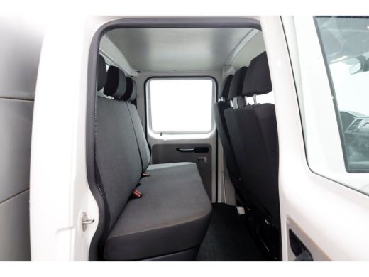 Volkswagen Transporter T6 2.0 TDI 150pk Lang D.C. Open laadbak met Palfinger laadkraan 08-2017 ActivLease financial lease