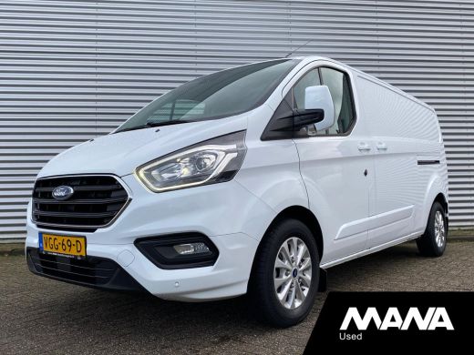 Ford Transit Custom 300 2.0 TDCI L2H1 LIMITED 2X schuif Automaat 170PK LIMITED LED Cruise Camera Sensoren Trekhaak Bl... ActivLease financial lease