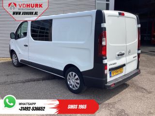 Opel Vivaro 1.6 CDTI 125 pk L2 DC Dubbel Cabine EXPORT ONLY Climate/ Navi/ Cruise/ Camera/ PDC