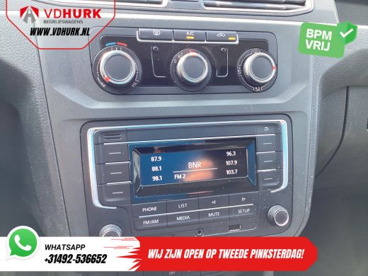 Volkswagen Caddy 2.0 TDI BPM VRIJ! Inrichting/ Airco/ Cruise/ Camera/ Trekhaak/ Dwarsdragers ActivLease financial lease