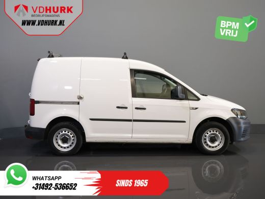 Volkswagen Caddy 2.0 TDI BPM VRIJ! NL Auto/ Inrichting/ Airco/ Cruise/ Camera/ Trekhaak/ Dwarsdragers ActivLease financial lease
