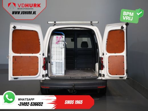 Volkswagen Caddy 2.0 TDI BPM VRIJ! NL Auto/ Inrichting/ Airco/ Cruise/ Camera/ Trekhaak/ Dwarsdragers ActivLease financial lease