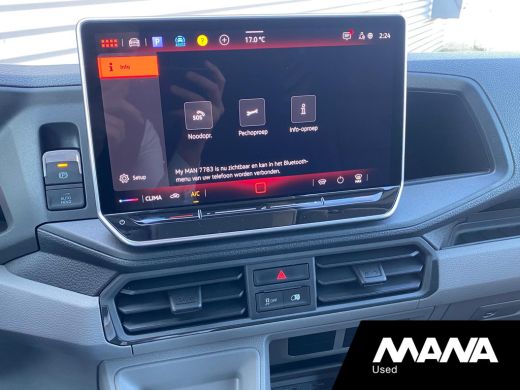 MAN TGE 35 2.0 3.140 140PK Automaat Ascot Gray Airco Cruise Navi Car-Plat Trekhaak Sensoren Camera Multif... ActivLease financial lease
