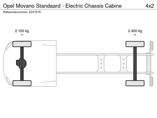 Opel Movano Standaard - Electric Chassis Cabine | Elektrisch verstelbare en verwarmbare buitenspiegels | Park... ActivLease financial lease