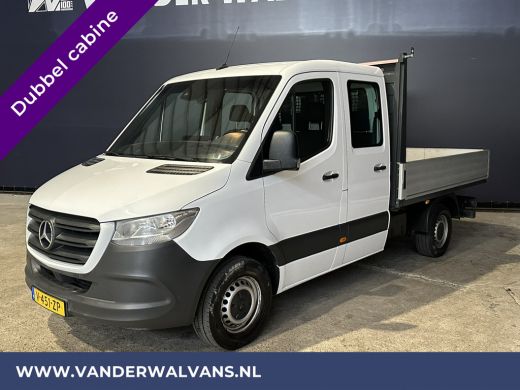 Mercedes-Benz Sprinter 314 CDI 143pk Pick-Up Open Laadbak 1000kg Kraan Dubbele Cabine Euro6 Airco | 3500kg Trekhaak | 6-... ActivLease financial lease