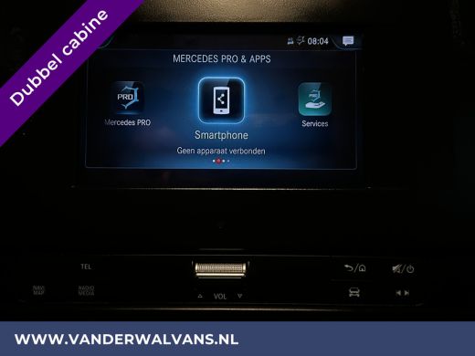 Mercedes-Benz Sprinter 314 CDI 143pk Pick-Up Open Laadbak 1000kg Kraan Dubbele Cabine Euro6 Airco | 3500kg Trekhaak | 6-... ActivLease financial lease