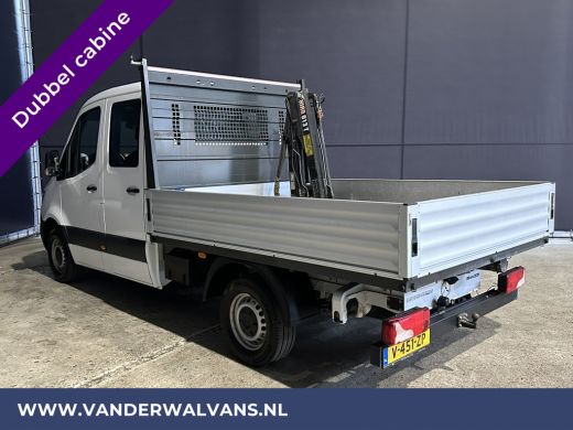 Mercedes-Benz Sprinter 314 CDI 143pk Pick-Up Open Laadbak 1000kg Kraan Dubbele Cabine Euro6 Airco | 3500kg Trekhaak | 6-... ActivLease financial lease