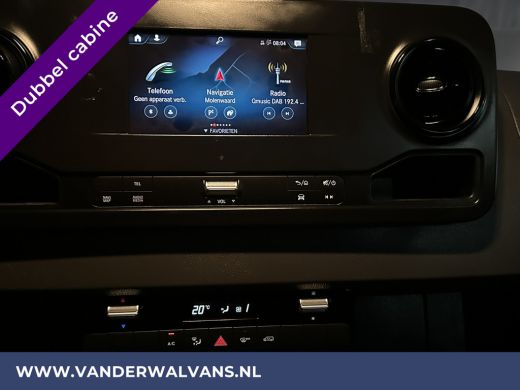 Mercedes-Benz Sprinter 314 CDI 143pk Pick-Up Open Laadbak 1000kg Kraan Dubbele Cabine Euro6 Airco | 3500kg Trekhaak | 6-... ActivLease financial lease