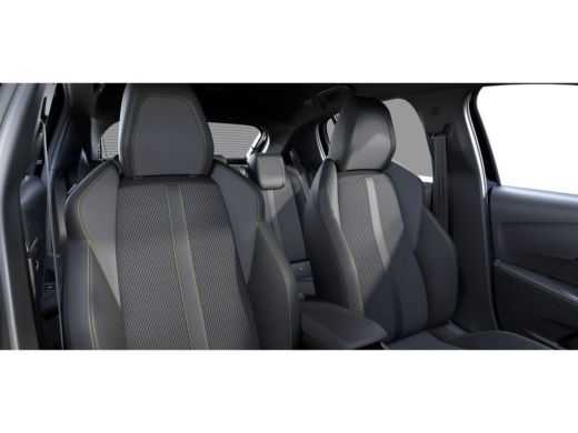 Peugeot 208 GT | Armsteunen op de voorportieren bekleed met kunstleder met groen sierstiksel (GT-Line) | Clim... ActivLease financial lease