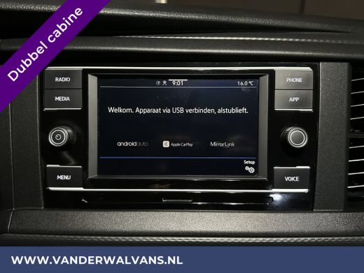 Volkswagen Transporter 2.0 TDI L2H1 Dubbele cabine Euro6 Airco | Apple Carplay | Android Auto | 5-Zits | 2200kg Trekhaak... ActivLease financial lease