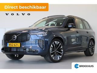 Volvo  XC90 T8 450 PK Ultra Dark | Luchtvering | Panoramadak | Massage | Stoelventilatie | Trekhaak | HK Audi...