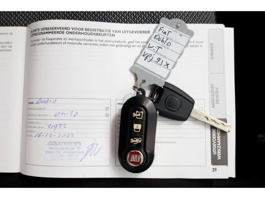 Fiat Doblò Cargo 1.6 MultiJet 105pk L1H1 Airco/Cruise Control/3 Pers. 03-2022 ActivLease financial lease