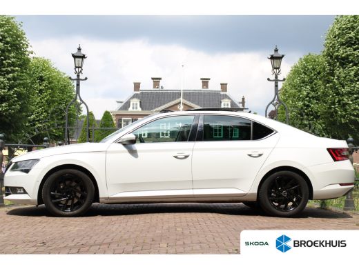 Skoda Superb 1.6 TDI AUTOMAAT | VOL! | TREKHAAK | PANO DAK | LEDER | ORIGINEEL NL! | NAVIGATIE | CANTON AUDIO ... ActivLease financial lease