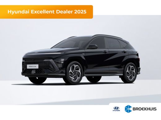 Hyundai Kona 1.6 GDI HEV N Line € 3000,- korting !! | Achteruitrijcamera | Airco (automatisch) | Apple Carplay... ActivLease financial lease