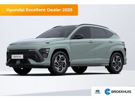 Hyundai Kona 1.6 GDI HEV N Line Sky € 3000,- korting !! | Achteruitrijcamera | Airco (automatisch) | Apple Car... ActivLease financial lease