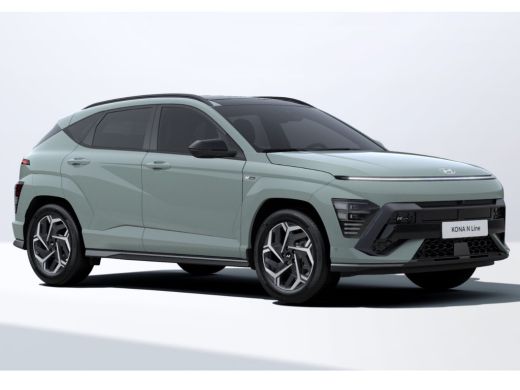 Hyundai Kona 1.6 GDI HEV N Line Sky € 3000,- korting !! | Achteruitrijcamera | Airco (automatisch) | Apple Car... ActivLease financial lease