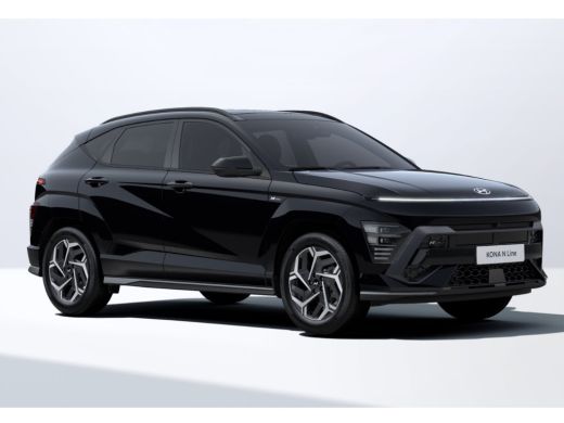 Hyundai Kona 1.6 GDI HEV N Line Sky € 3000,- korting !! | Achteruitrijcamera | Airco (automatisch) | Apple Car... ActivLease financial lease