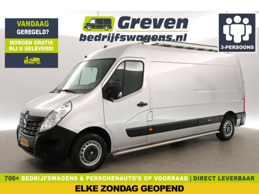 Renault Master T35 2.3 dCi L3H2 146PK Airco Cruise Navigatie PDC 3 Persoons Imperiaal Trekhaak