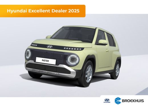 Hyundai Inster Pulse Vanaf € 269,- p/m Private Lease | € 3700,- korting !! | 11 kW on-board charger | Aansluitin... Hyundai Inster Pulse Vanaf € 269,- p/m Private Lease | € 3700,- korting !! | 11 kW on-board charger | Aansluitin...