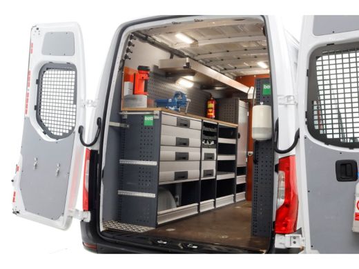 Mercedes-Benz Sprinter 314 CDI 143pk E6 7G Automaat L2H2 Servicewagen/230V/Camera Trekhaak 2800kg 04-2019 ActivLease financial lease