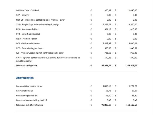 Volkswagen Touareg R 3.0 TSi V6 eHybrid 4MOTION R 462 PK *CHILI RED* + PANORAMA | STOELVENTILATIE | LUCHTVERING | DY... ActivLease financial lease