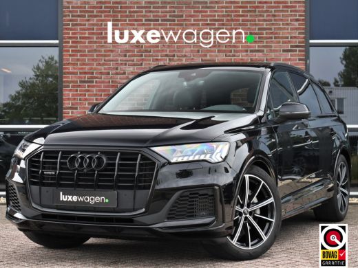 Audi Q7 55 TFSI quattro grijs-kenteken Pano 360-cam 21inch 4wielbest laser-LED Audi Q7 55 TFSI quattro grijs-kenteken Pano 360-cam 21inch 4wielbest laser-LED