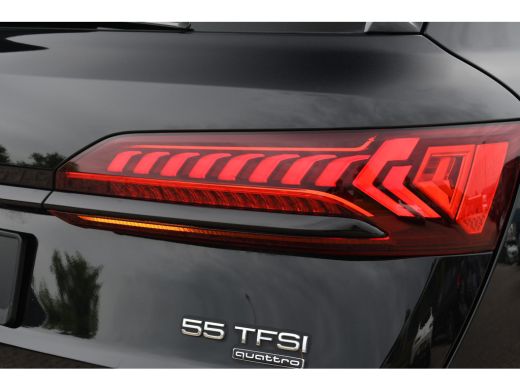 Audi Q7 55 TFSI quattro grijs-kenteken Pano 360-cam 21inch 4wielbest laser-LED ActivLease financial lease