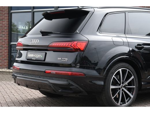 Audi Q7 55 TFSI quattro grijs-kenteken Pano 360-cam 21inch 4wielbest laser-LED ActivLease financial lease