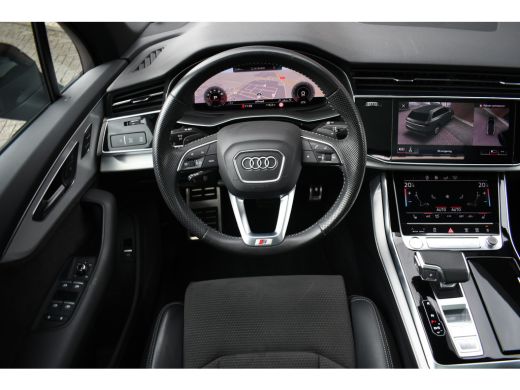 Audi Q7 55 TFSI quattro grijs-kenteken Pano 360-cam 21inch 4wielbest laser-LED ActivLease financial lease