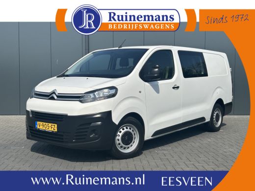 Citroën Jumpy 2.0 BlueHDI 123 PK EURO 6 / L3H1 / DUBBELE CABINE 6-PERS / 2.5 TONS TREKHAAK / AIRCO / CRUISE / N... Citroën Jumpy 2.0 BlueHDI 123 PK EURO 6 / L3H1 / DUBBELE CABINE 6-PERS / 2.5 TONS TREKHAAK / AIRCO / CRUISE / N...