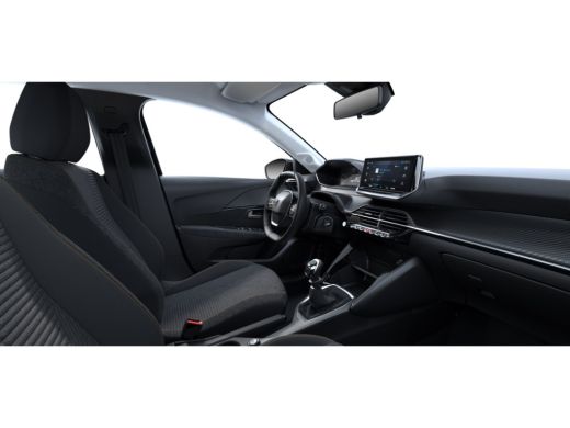 Peugeot 208 Style | Dashboard en deurpanelen in kunststof met carboneffect | Elektrisch verstelbare en verwar... ActivLease financial lease