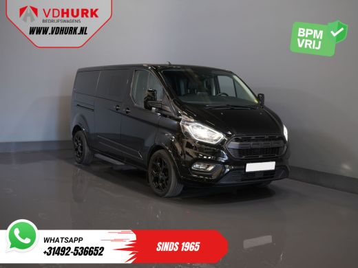 Ford Transit Custom 2.0 TDCI 130 pk Aut. L2 Trend BPM VRIJ! DC Dubbel Cabine 2x Schuifdeur/ Leder/ Elek.Stoel/ Raptor...