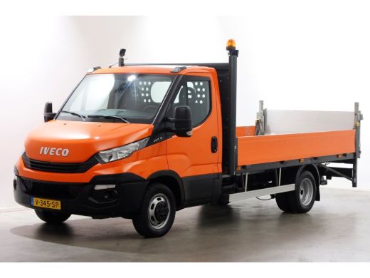 Iveco Daily 35C14 136pk Euro6 Open Laadbak met laadklep en trekhaak 3500kg 10-2018 ActivLease financial lease