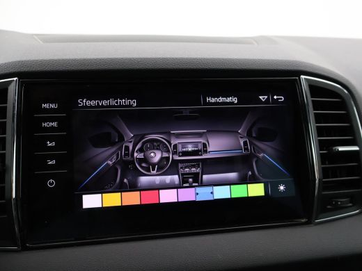 Skoda Karoq 1.5 TSI ACT 150 PK DSG AUT. SPORTLINE STEEL GREY + VIRTUAL COCKPIT | TREKHAAK | CAMERA | ADAPTIVE... ActivLease financial lease