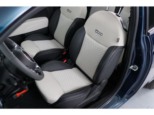 Fiat 500C 1.0 Hybrid Dolcevita | Dealer Onderhouden! | Navi by App | Airco | Cruise | Lichtmetalen Velgen |... ActivLease financial lease