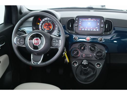 Fiat 500C 1.0 Hybrid Dolcevita | Dealer Onderhouden! | Navi by App | Airco | Cruise | Lichtmetalen Velgen |... ActivLease financial lease