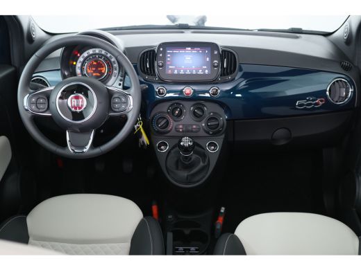 Fiat 500C 1.0 Hybrid Dolcevita | Dealer Onderhouden! | Navi by App | Airco | Cruise | Lichtmetalen Velgen |... ActivLease financial lease